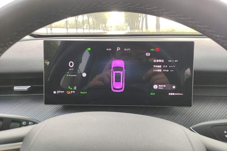 Used Chery Fengyun T9 2024 120 Long-Range Luxury Version 5 Seats Ternary Lithium Instrument Cluster