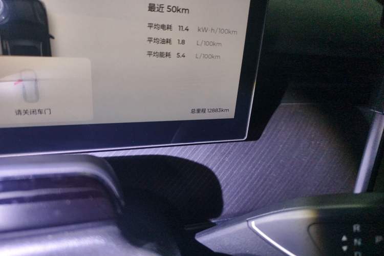 Used Chery Fengyun T9 2024 120 Long-Range Luxury Version 7 Seats Lithium Iron Phosphate Odometer Close Up