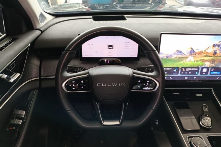 Used Chery Fengyun T9 2024 120 Long-Range Flagship Version 7 Seats Lithium Iron Phosphate Steering Wheel