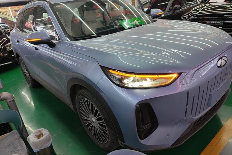 Used Chery Fengyun T9 2024 120 Long-Range Flagship Version 7 Seats Ternary Lithium Front Right 45 Deg