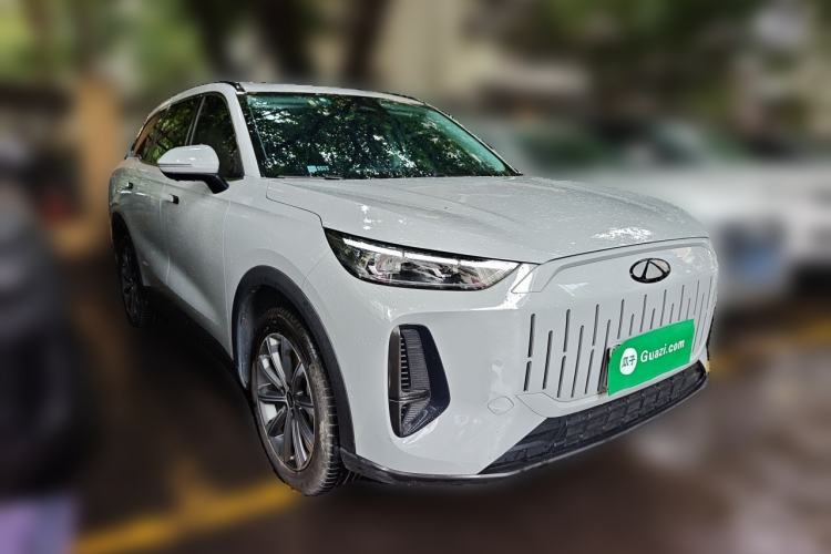 Used Chery Fengyun T9 2024 120 Long-Range Comfort Version 7-Seater Lithium-Ion Battery Front Right 45 Deg