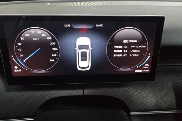 Used Chery Fengyun T9 2024 120 Long-Range Comfort Version 5-Seater with Ternary Lithium Battery Instrument Cluster