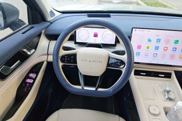 Used Chery Fengyun T9 2024 120 Long-Range Flagship Version 7 Seats Lithium Iron Phosphate Steering Wheel