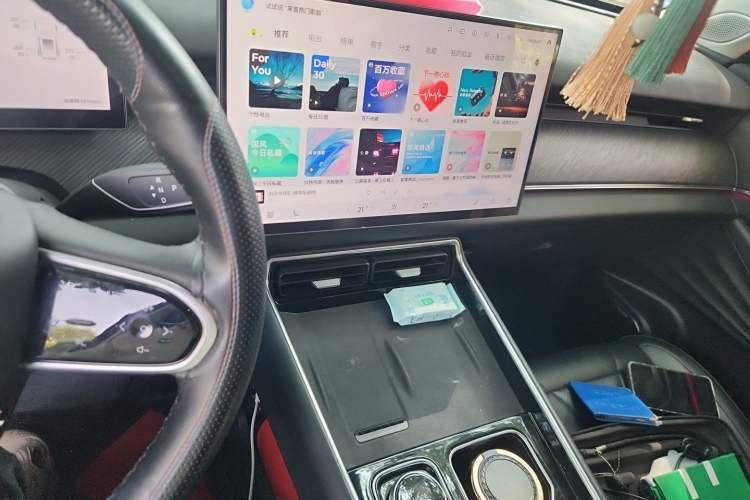 Used Chery Fengyun T9 2024 120 Long-Range Flagship Version 7 Seats Ternary Lithium Audio And AC Panel