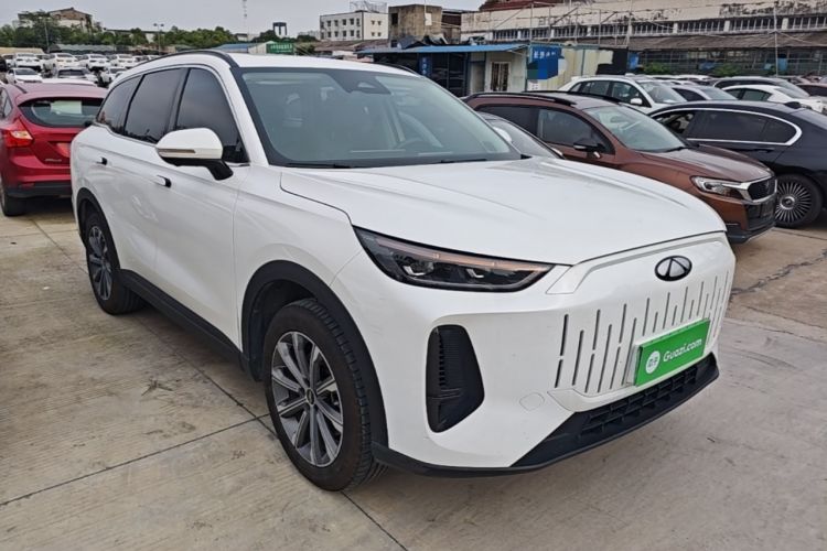 Used Chery Fengyun T9 2024 120 Long-Range Comfort Version 7-Seater Lithium-Ion Battery Front Right 45 Deg