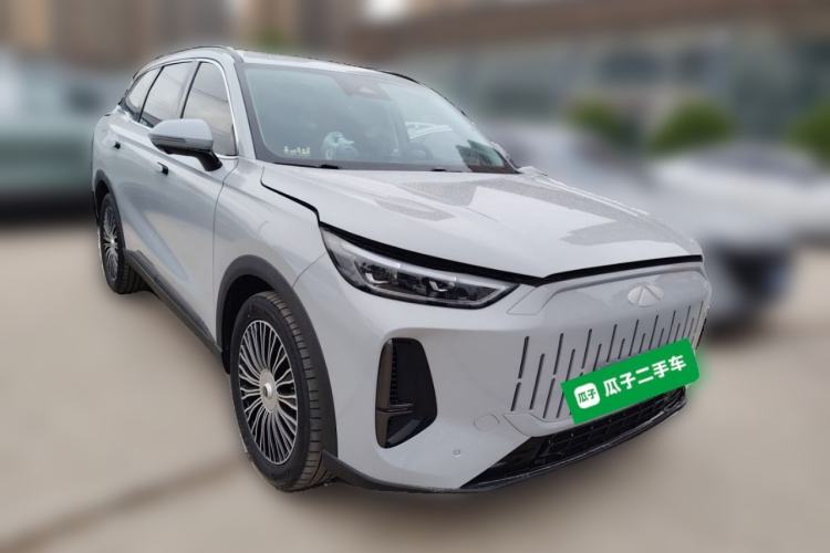 Used Chery Fengyun T9 2024 120 Long-Range Flagship Version 7 Seats Lithium Iron Phosphate Front Right 45 Deg