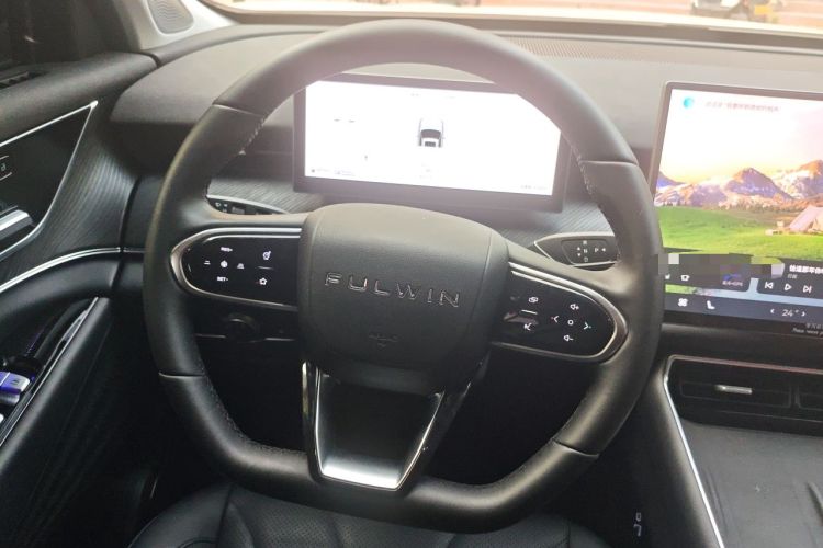 Used Chery Fengyun T9 2024 120 Long-Range Comfort Version 7 Seats Lithium Iron Phosphate Steering Wheel