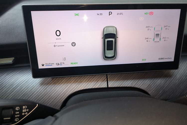 Used Chery Fengyun T9 2025 120 Long-Range Luxury Version 7 Seats Lithium Iron Phosphate Instrument Cluster