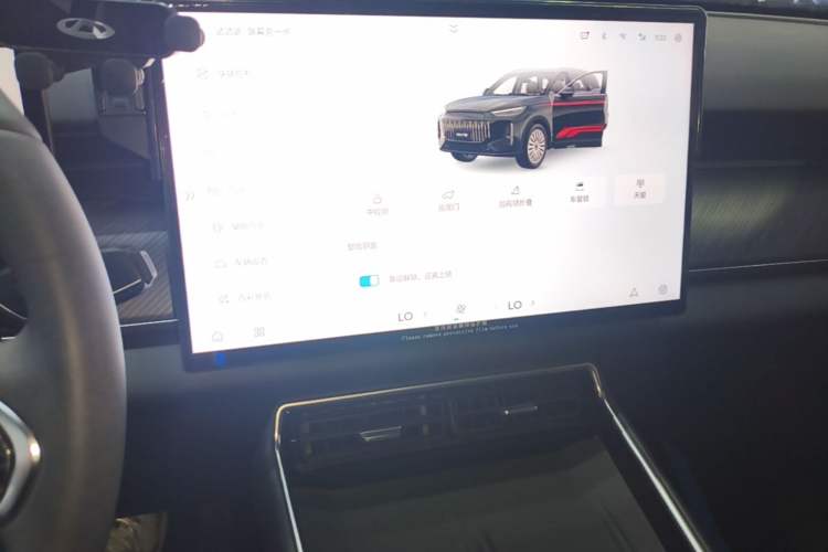Used Chery Fengyun T9 2025 120 Long-Range Prestige Version 5 Seats Lithium Iron Phosphate Audio And AC Panel