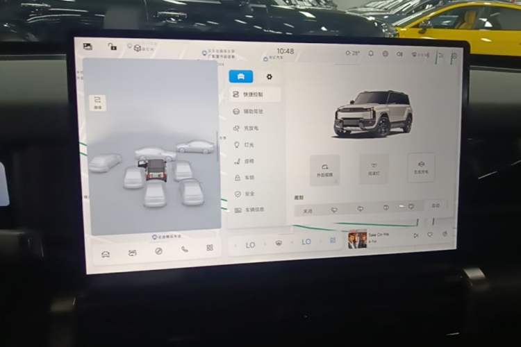 Used Chery Fengyun Fulwin X3 Plus 2025 Model 501 Four-Wheel Drive Smart Leading Edition Audio And AC Panel