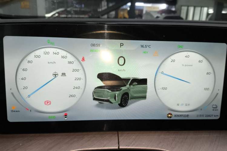 Used Chery Fengyun T10 2024 210 Luxury Edition Odometer Close Up