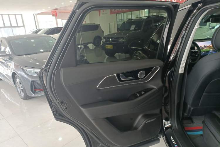 Used Chery Fengyun T9 2024 120 Long-Range Flagship Version 7 Seats Ternary Lithium Left Rear Door Interior