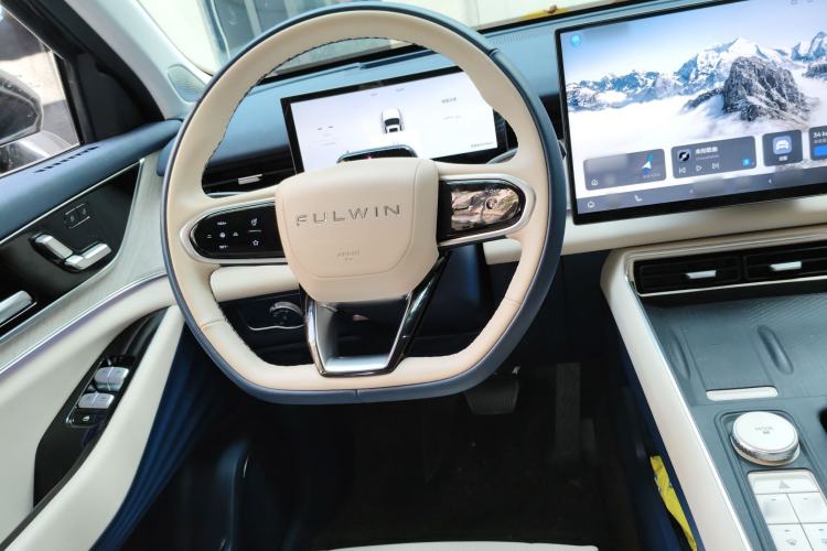 Used Chery Fengyun T9 2024 120 Long-Range Flagship Version 7 Seats Lithium Iron Phosphate Steering Wheel