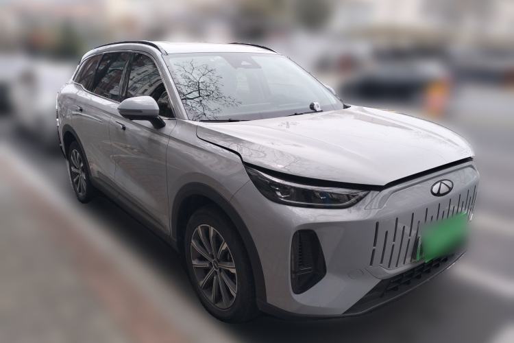 Used Chery Fengyun T9 2024 120 Long-Range Comfort Version 7-Seater Lithium-Ion Battery Front Right 45 Deg