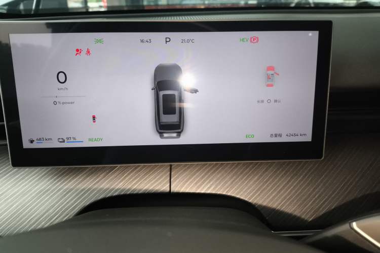Used Chery Fengyun T9 2024 120 Long-Range Comfort Version 5-Seater with Ternary Lithium Battery Instrument Cluster