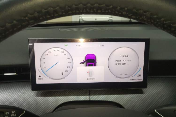 Used Chery Fengyun T9 2024 120 Long-Range Comfort Version 5-Seater with Ternary Lithium Battery Instrument Cluster
