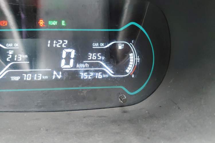 Used Chery Little Ant 2018 400 4-Seater Smart Edition Odometer Close Up