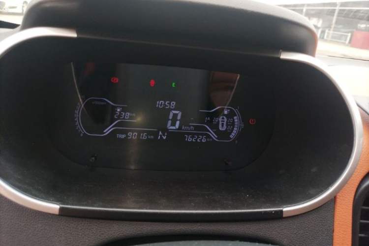 Used Chery Little Ant 2018 400 4-Seater Smart Edition Odometer Close Up