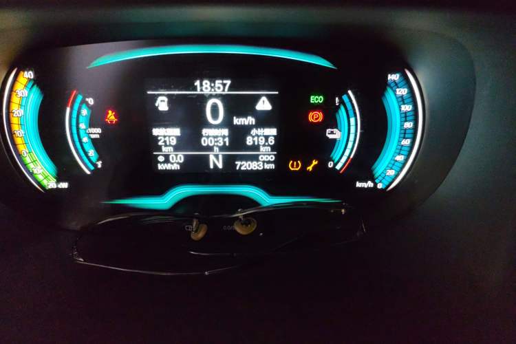 Used Chery Little Ant 2018 400 4-Seater Smart Edition Odometer Close Up