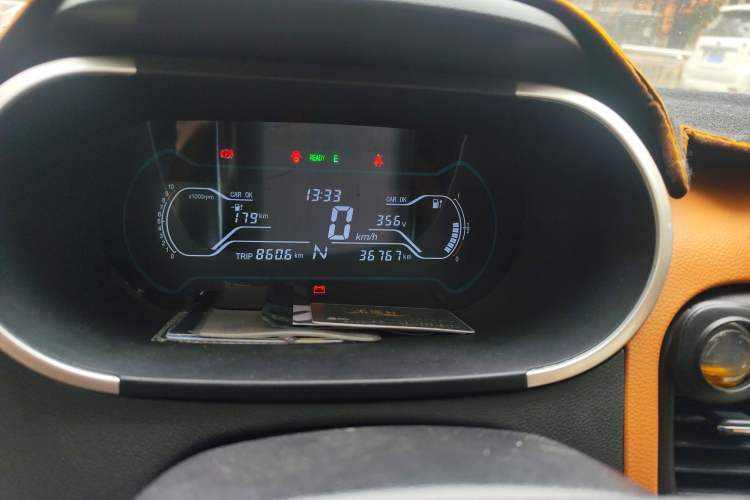 Used Chery Little Ant 2018 400 4-Seater Smart Edition Odometer Close Up