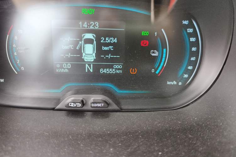 Used Chery Little Ant 2019 4-Seater Smart Edition 30.6 kWh Odometer Close Up
