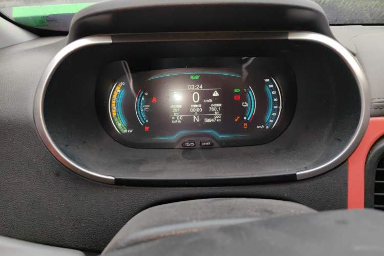 Used Chery Little Ant 2021 150 000 Yuan Ant Fan Edition Ant Trend Version Lithium-Ion Battery Odometer Close Up