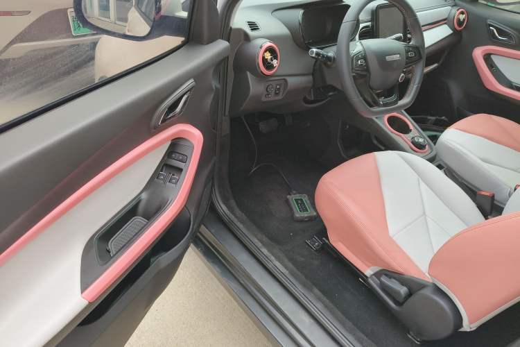 Used Chery Little Ant 2022 Revised Version Sweet Pink Edition Half-Sugar Version Lithium Iron Phosphate 30.7 kWh 30 kW 301 km Driver Seat