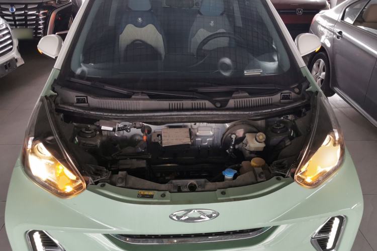 Used Chery Little Ant 2022 Sweet Pink Edition Half-Sugar Version Lithium Iron Phosphate 30 kW 301 km Engine Bay