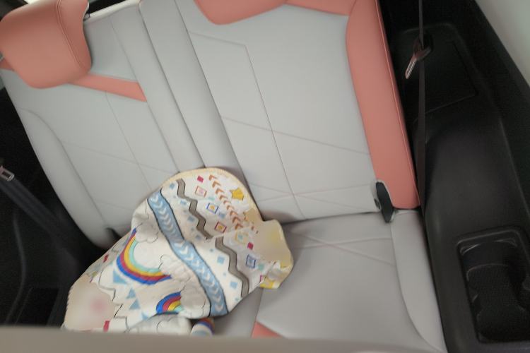 Used Chery Little Ant 2022 Revised Version Sweet Pink Edition Half-Sugar Version Lithium Iron Phosphate 30.7 kWh 30 kW 301 km Left Rear Seat