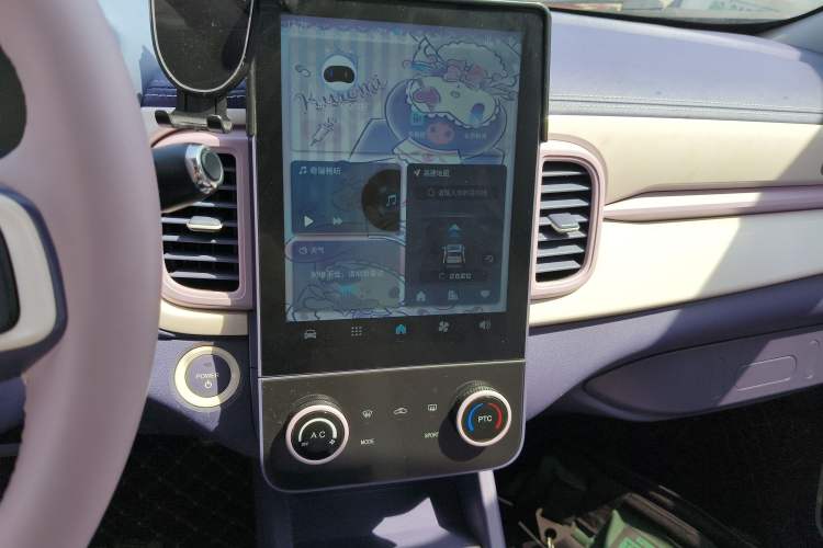 Used Chery Little Ant 2022 Me 301km Rococo Lithium Iron Phosphate Audio And AC Panel