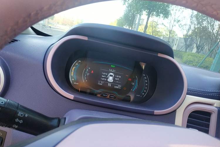 Used Chery Little Ant 2022 Revised Version 2 Sweet Pink Edition Full-Sugar Version Lithium Iron Phosphate 30.7 kWh 30 kW 301 km Instrument Cluster