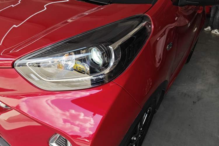Used Chery Little Ant 2022 Sweet Pink Edition Full-Sugar Version Lithium Iron Phosphate 30 kW 301 km Left Front Headlight