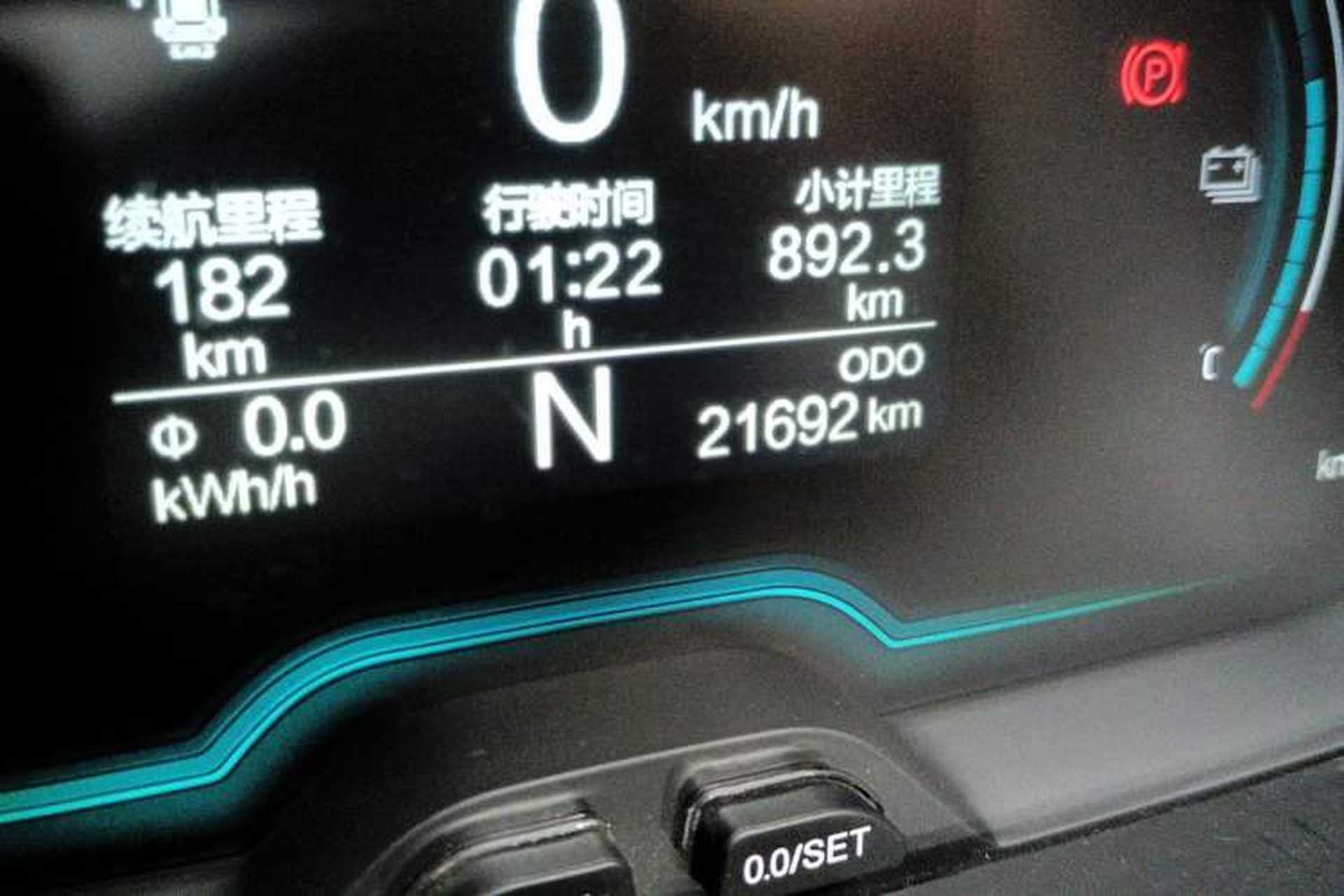 Used Chery Little Ant 2022 Sweet Pink Edition Half-Sugar Version 3-Cell Lithium 30kW 301km Odometer Close Up