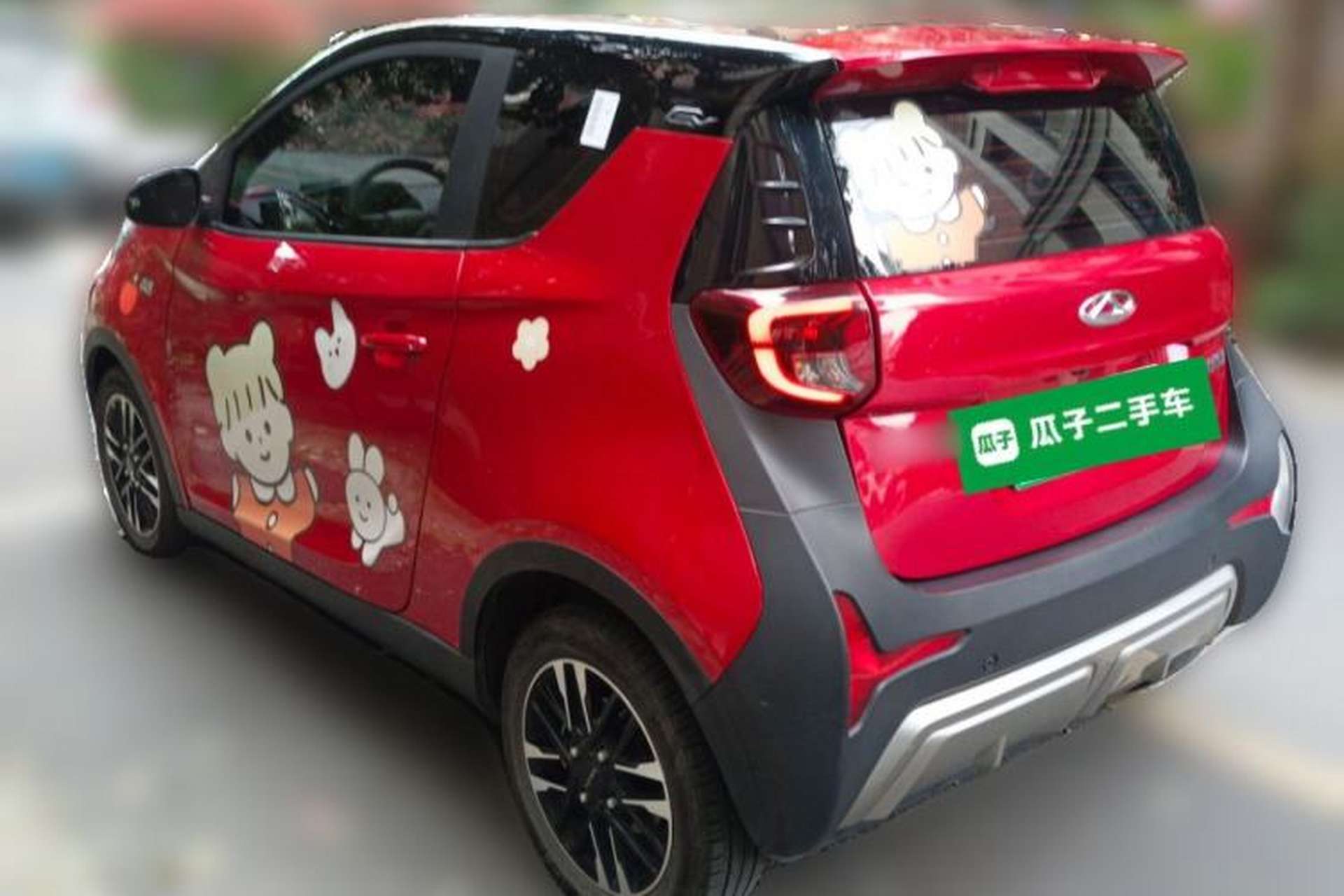 Used Chery Little Ant 2022 Sweet Pink Edition Half-Sugar Version 3-Cell Lithium 30kW 301km Rear Left 45 Deg