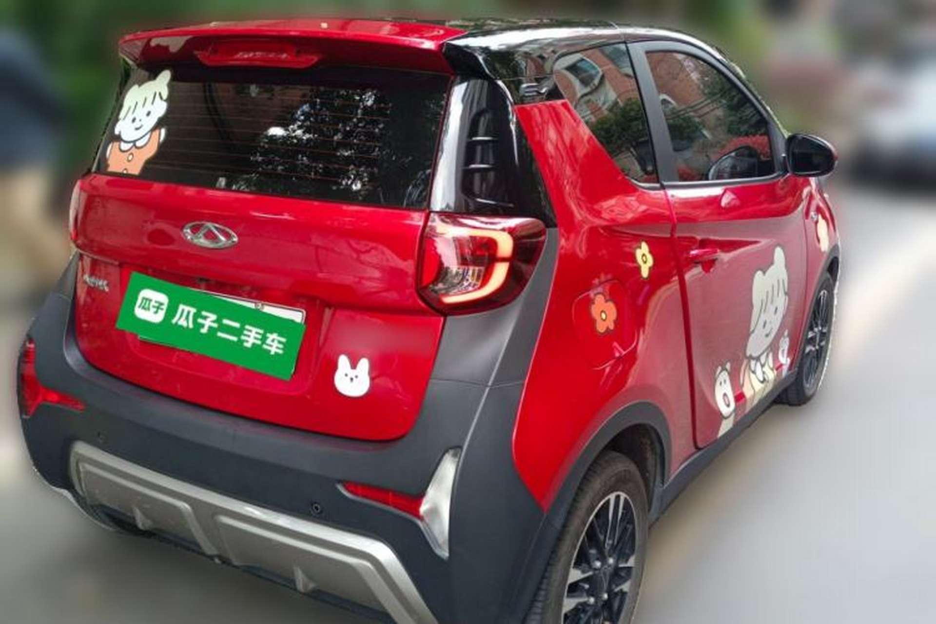 Used Chery Little Ant 2022 Sweet Pink Edition Half-Sugar Version 3-Cell Lithium 30kW 301km Rear Right 45 Deg