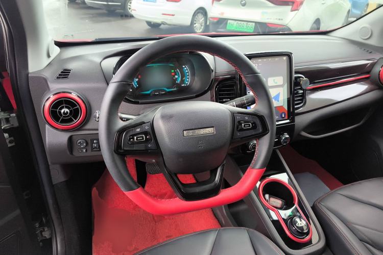 Used Chery Little Ant 2022 Sweet Pink Edition Full-Sugar Version Lithium Iron Phosphate 30 kW 301 km Steering Wheel