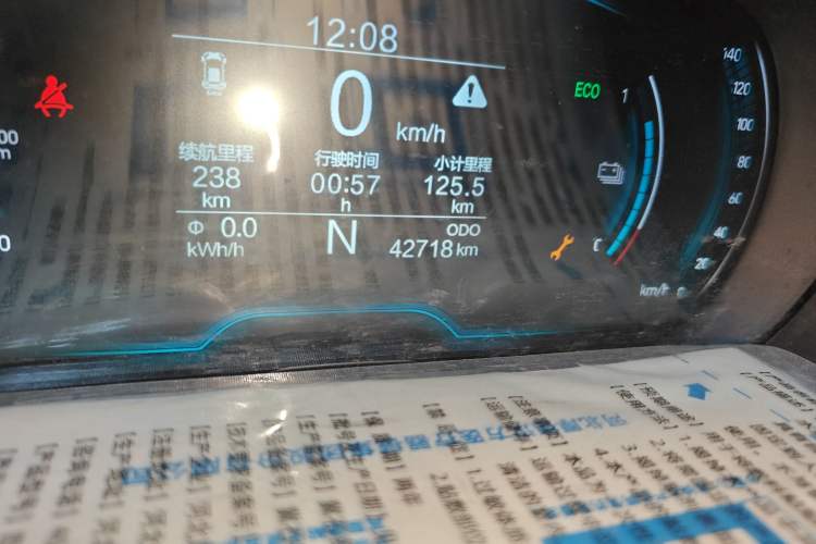 Used Chery Little Ant 2022 Revised Version Sweet Pink Edition Half-Sugar Version Lithium Iron Phosphate 30.7 kWh 30 kW 301 km Odometer Close Up