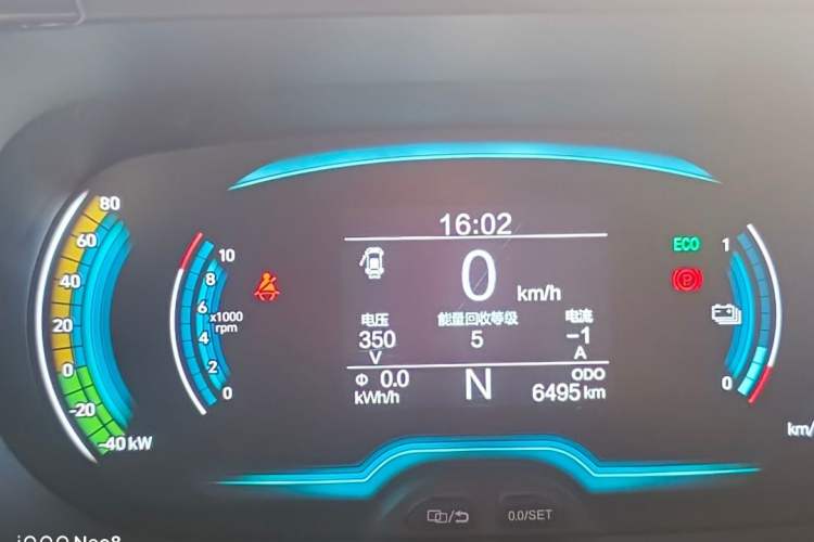 Used Chery Little Ant 2024 Edition Youth Version 251km True Love Edition 25.05 kWh Odometer Close Up