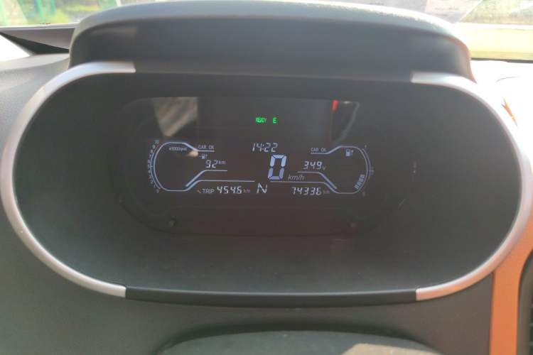 Used Chery New Energy 2018 400 4-Seater Smart Edition Odometer Close Up