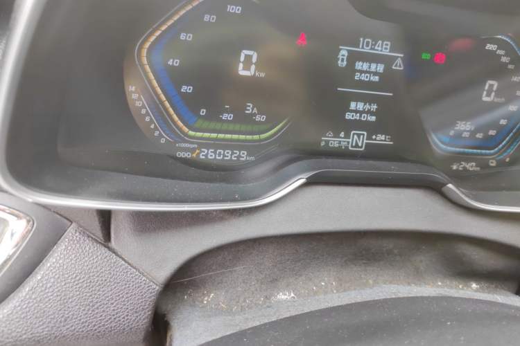 Used Chery New Energy Arrizo 5e 2018 450 ZhiShang Edition Odometer Close Up