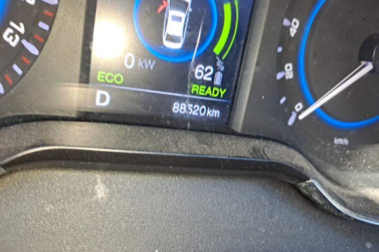 Used Chery New Energy Arrizo 5e 2018 450 Smart Edition Odometer Close Up