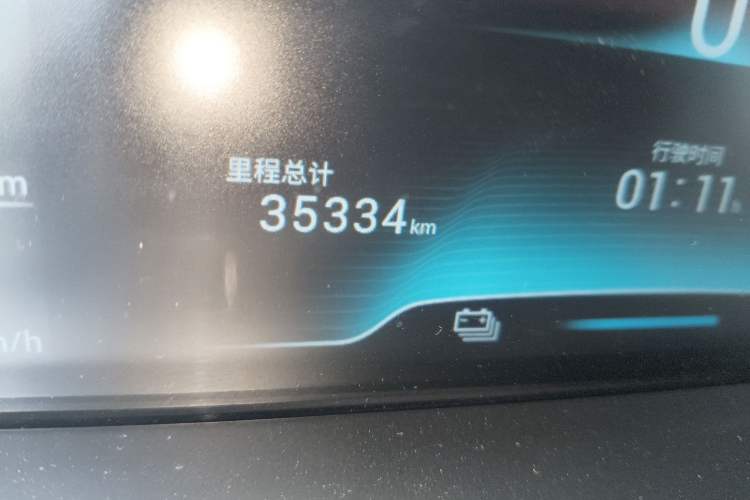 Used Chery New Energy Arrizo e 2019 Comfort Edition Odometer Close Up