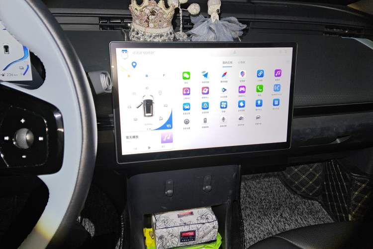 Used Chery New Energy Boundless Pro 2022 301km LingShou Edition Lithium Iron Phosphate Audio And AC Panel