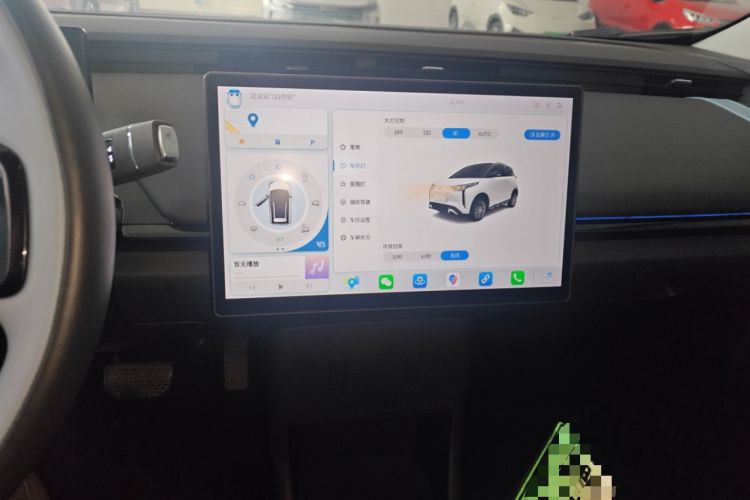 Used Chery New Energy Boundless Pro 2022 408 km Range Shenshou Version Lithium-Ion Battery Audio And AC Panel