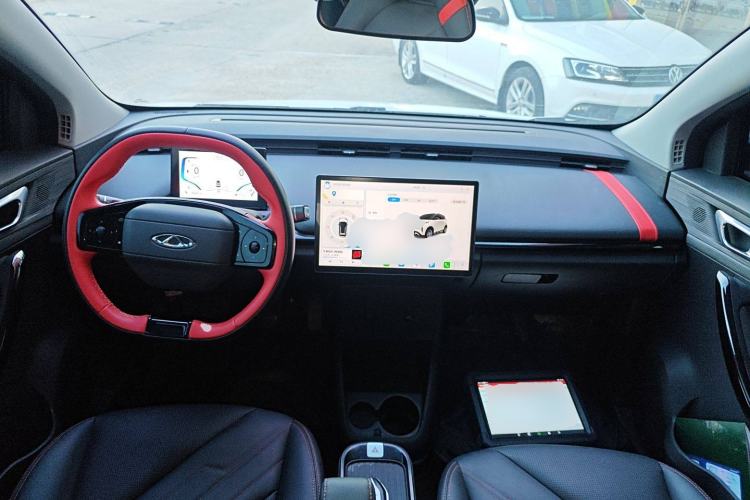 Used Chery New Energy Boundless Pro 2022 301km "Divine Beast" Version with Lithium Iron Phosphate Center Console