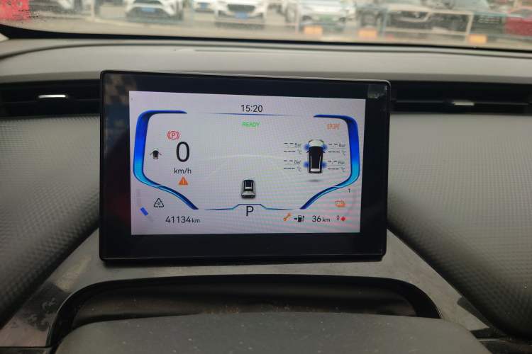 Used Chery New Energy Boundless Pro 2022 301km LingShou Edition NMC Lithium-ion Instrument Cluster