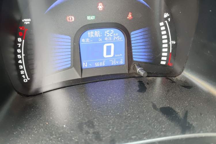 Used Chery New Energy eQ 2015 Comfort Model Odometer Close Up