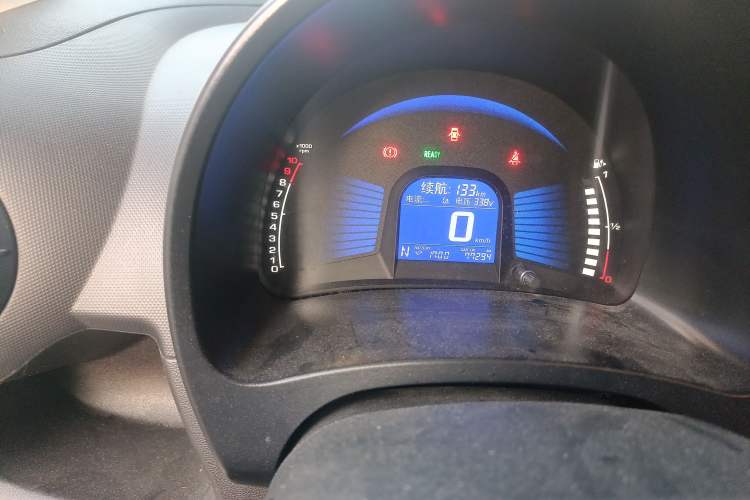 Used Chery New Energy eQ 2015 Comfort Model Odometer Close Up