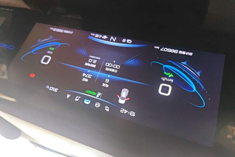Used Chery New Energy eQ5 2020 High-Energy Pro Edition Odometer Close Up
