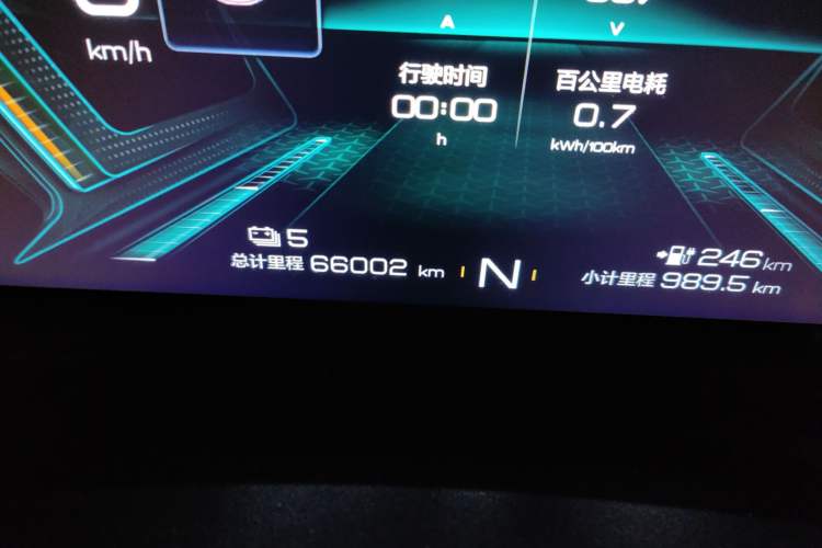 Used Chery New Energy eQ5 2020 High-Energy Pro Edition Odometer Close Up